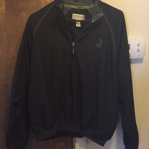 Women’s quarter zip black jacket